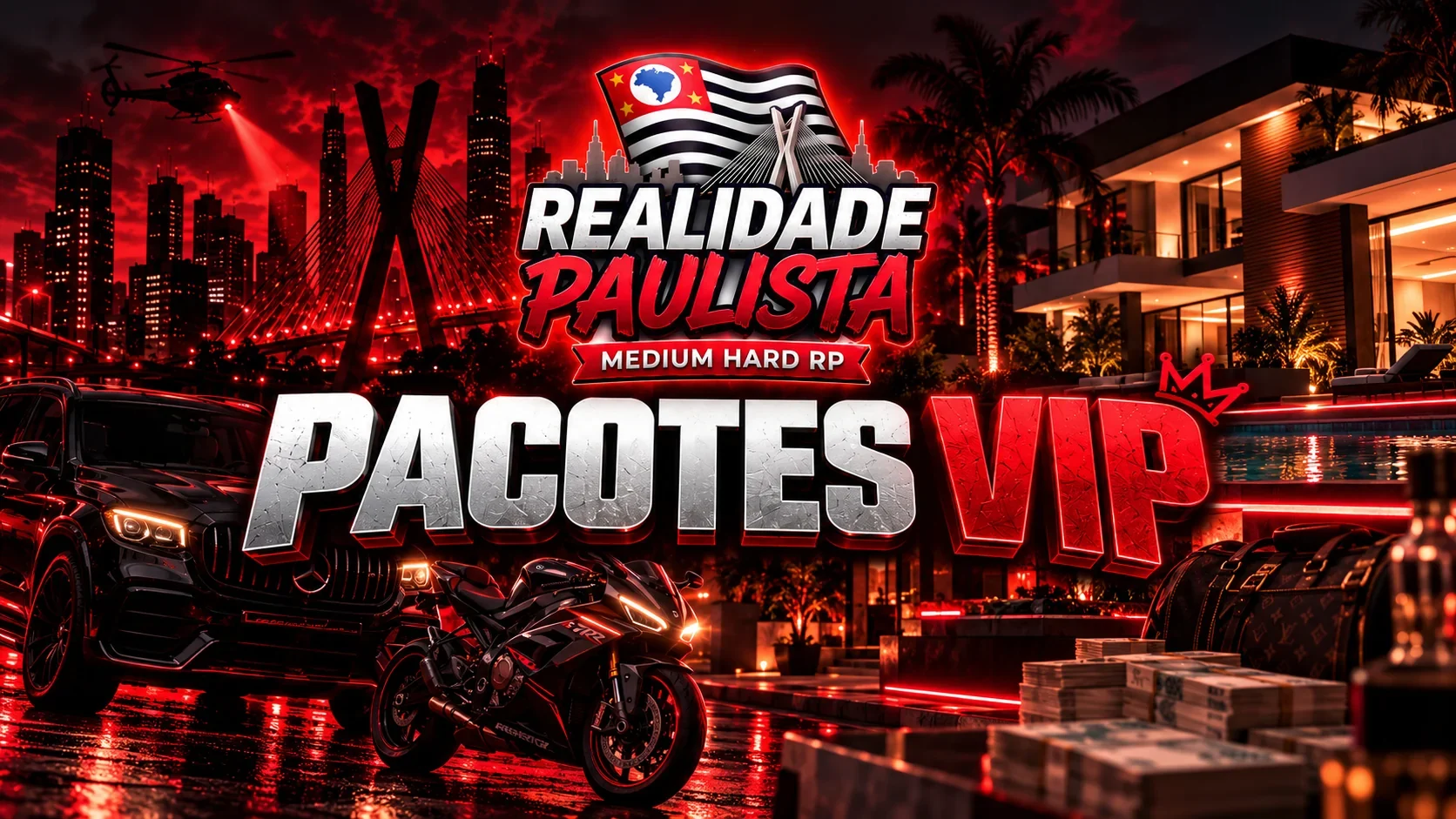 Banner oficial Pacotes VIP da Realidade Paulista